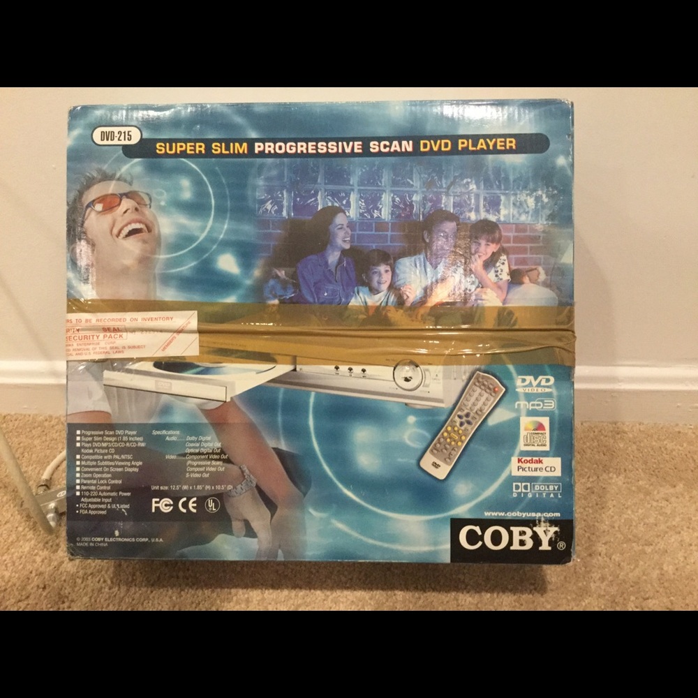 Coby DVD-215 Super Slim DVD Player
